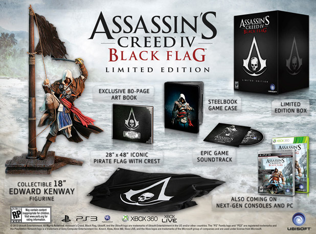 Assassin's Creed IV Black Flag limited edition rivelata